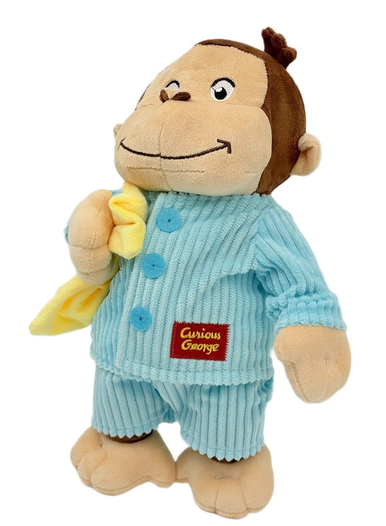 Curious George Gorilla Plush Toy Animal Soft Short Plush Skin-Friendly Stuffed Gorilla for Kids Adults Collection - Image 1